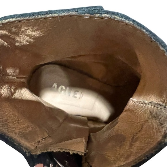 ACNE STUDIOS Pistol Ankle Boots Black Leather Booties US 8 - Picture 6 of 7